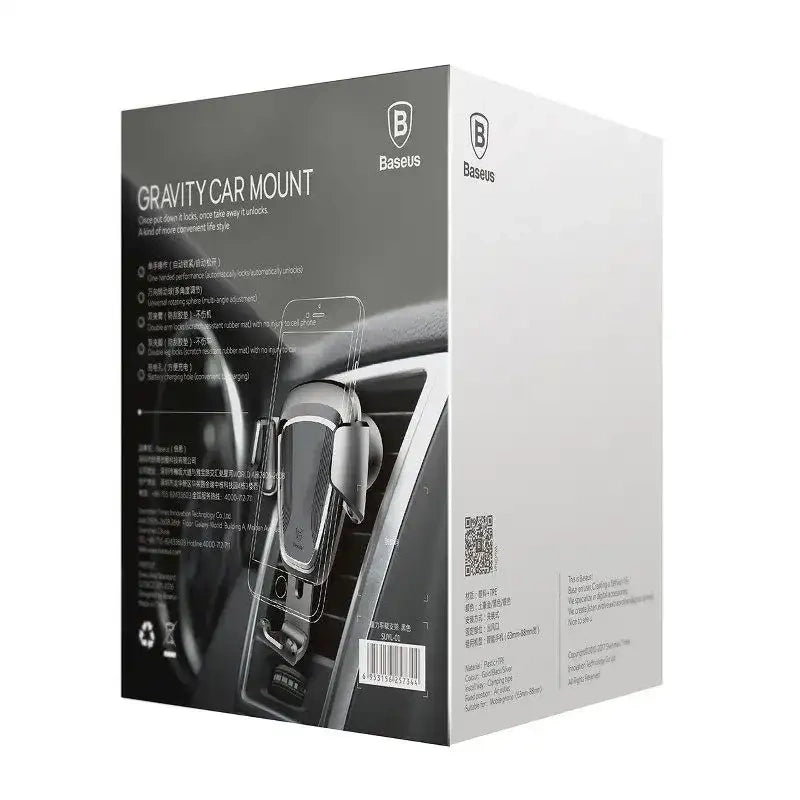 Baseus Βάση Κινητού για το Αυτοκίνητο gravitational (Μαύρο)