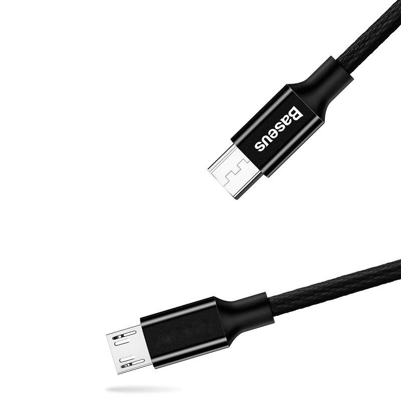 Baseus Καλώδιο MicroUSB Yiven 2A 1.5m (Μαύρο)
