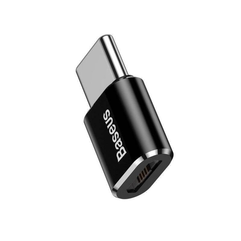 Baseus Μετατροπέας MicroUSB σε USB-C (Μαύρο)