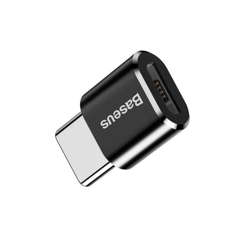 Baseus Μετατροπέας MicroUSB σε USB-C (Μαύρο)