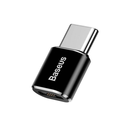 Baseus Μετατροπέας MicroUSB σε USB-C (Μαύρο)