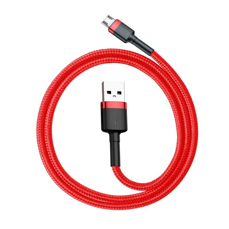 Baseus Καλώδιο MicroUSB Cafule 2.4A 1m (Κόκκινο)
