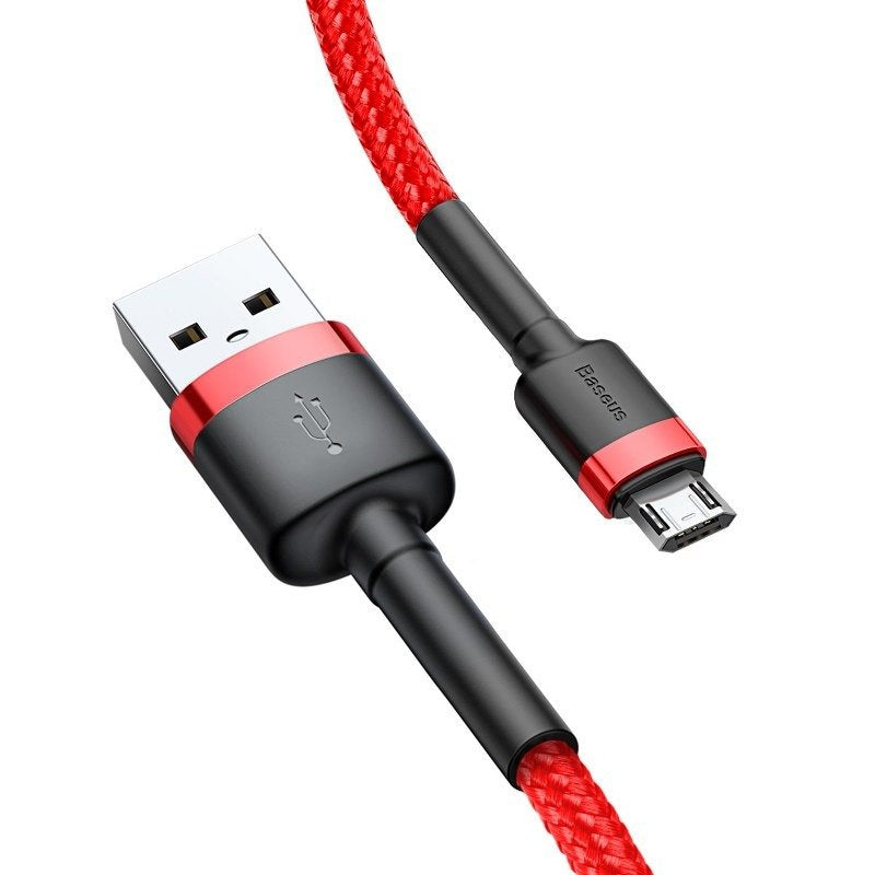 Baseus Καλώδιο MicroUSB Cafule 1.5A 2m (Kόκκινο)