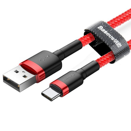 Baseus Καλώδιο USB-C Cafule 3A 0.5m (Κόκκινο)