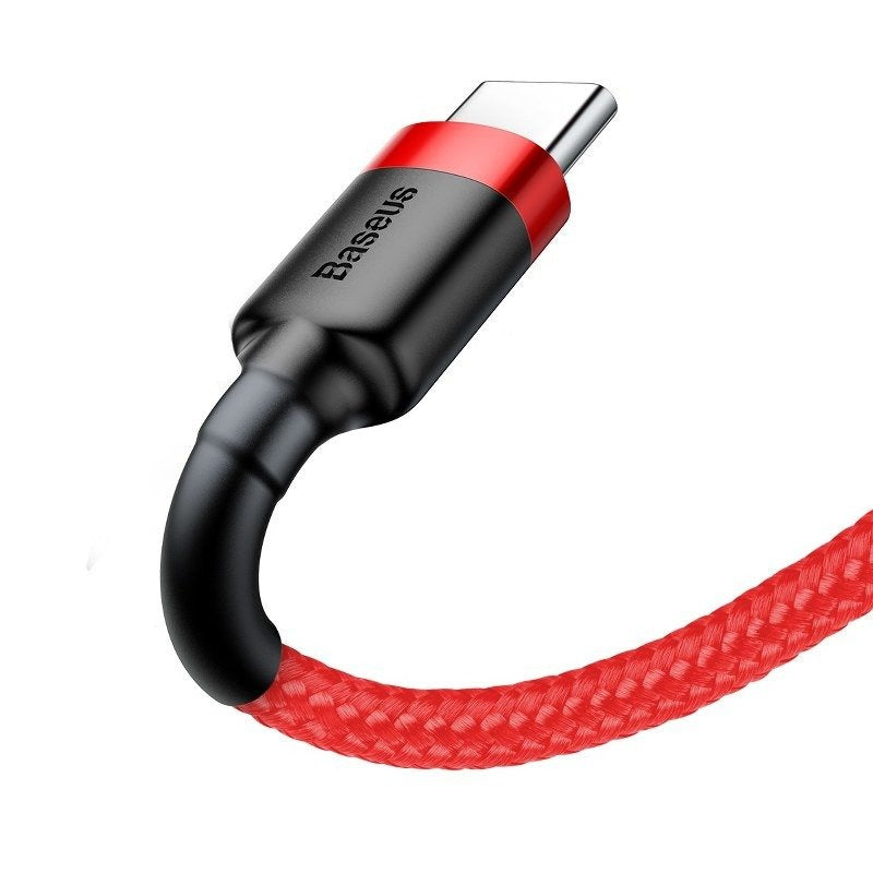 Baseus Καλώδιο USB-C Cafule  3A 0.5m (Κόκκινο)