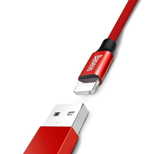 Baseus Καλώδιο Lightning Yiven 2A 180cm (Κόκκινο)