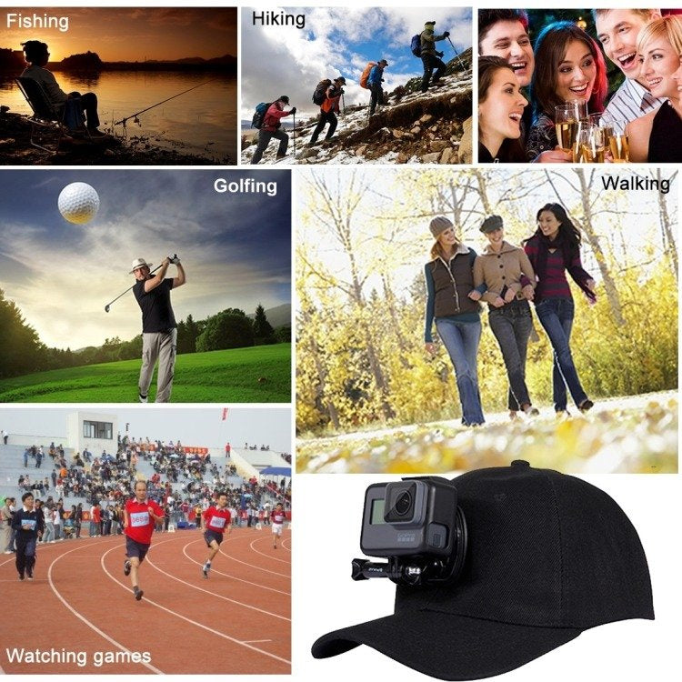 Hat Puluz with mount for sport camera (DJI, GoPro, Insta360)