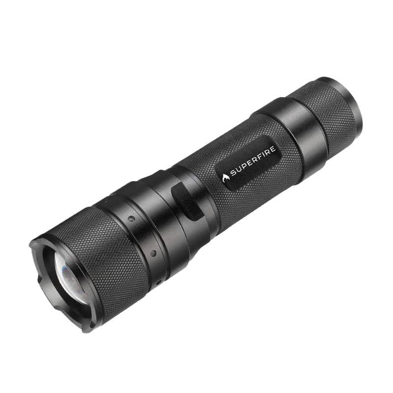 Φακός Superfire F3-L2 – 570 lm, 260 μ., 5 λειτουργίες, λειτουργία ζουμ