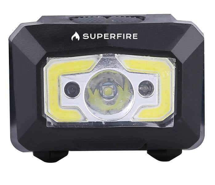 Φακός κεφαλής Superfire X30 – 340 lm, USB, 5 λειτουργίες, 130 μ.