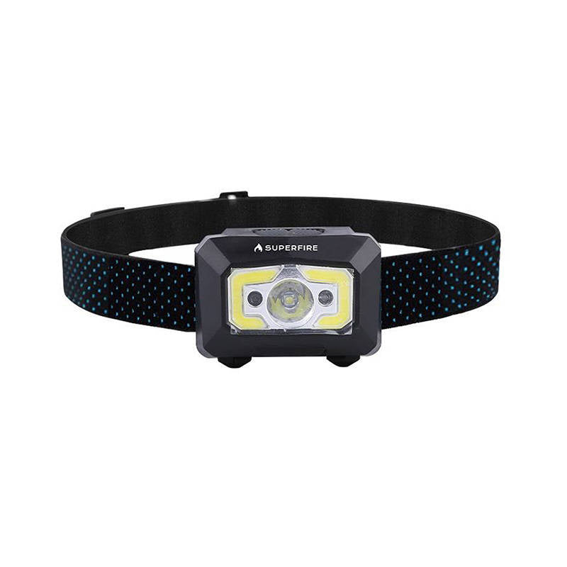 Φακός κεφαλής Superfire X30 – 340 lm, USB, 5 λειτουργίες, 130 μ.