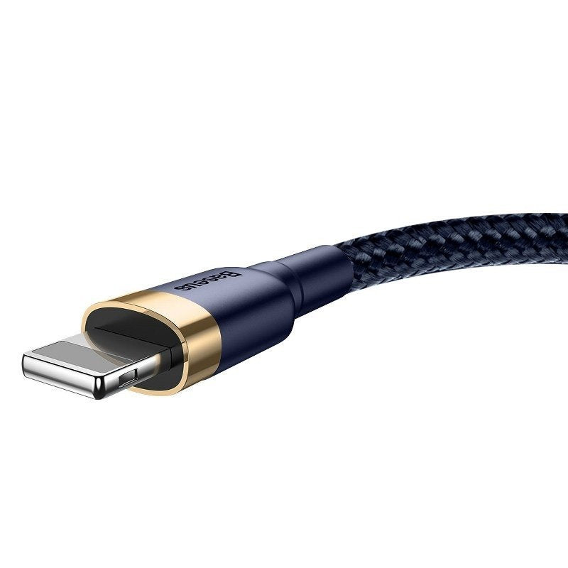 Baseus Καλώδιο Lightning Cafule 1.5A 2m (Σκούρο Μπλε/Χρυσό)