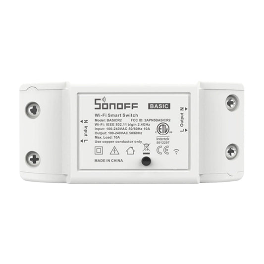 Sonoff Έξυπνος Διακόπτης WiFi Basic R2 (ΝΕΟ) (Λευκό)