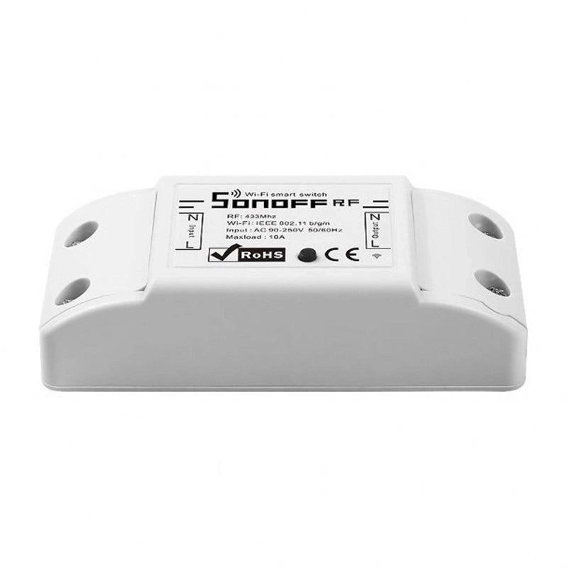 Sonoff Έξυπνος Διακόπτης WiFi + RF 433 RF R2 (ΝΕΟ) (Λευκό)