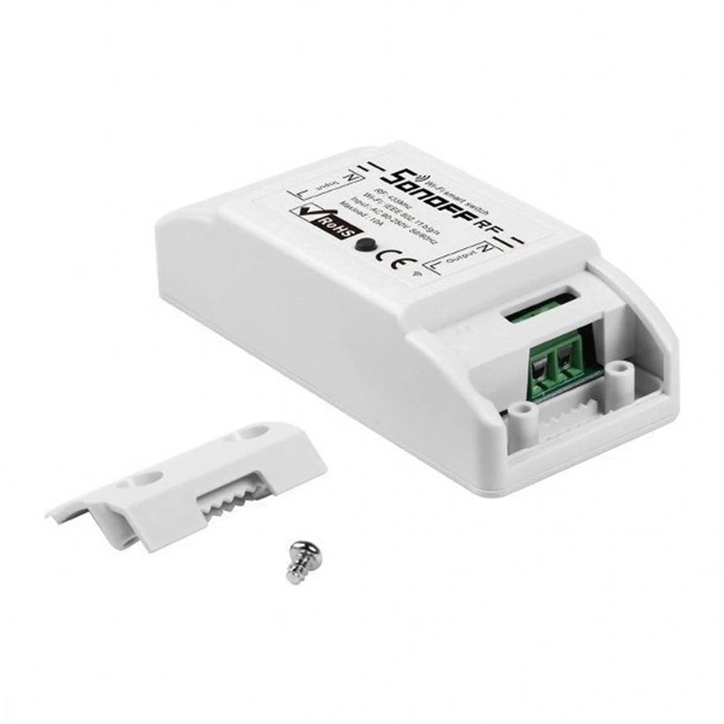 Sonoff Έξυπνος Διακόπτης WiFi + RF 433 RF R2 (ΝΕΟ) (Λευκό)