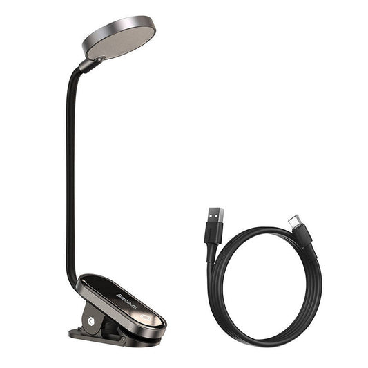 Baseus Φωτιστικό Comfort Reading Mini Clip DGRAD-0G (Γκρι σκούρο)