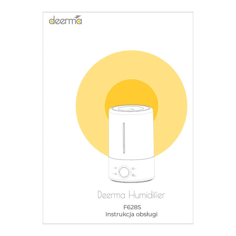 Deerma Υγραντήρας Αέρα Ultrasonic F628s (Λευκό)