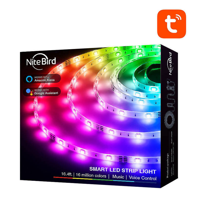 NiteBird Έξυπνη Ταινία Φωτισμού WiFi RGB LED SL3 Tuya (2τμχ) (2x5m)