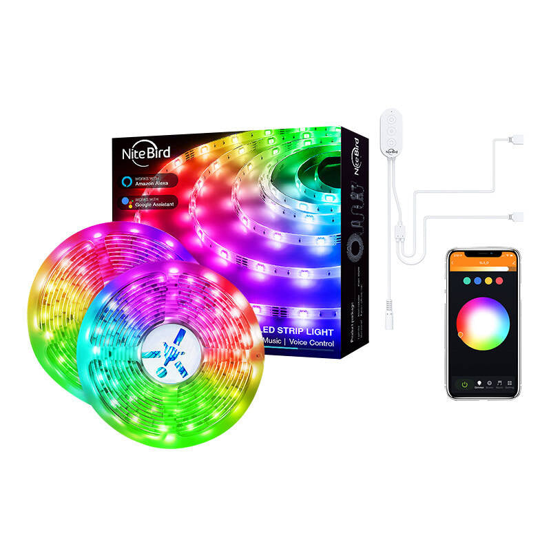 NiteBird Έξυπνη Ταινία Φωτισμού WiFi RGB LED SL3 Tuya (2τμχ) (2x5m)