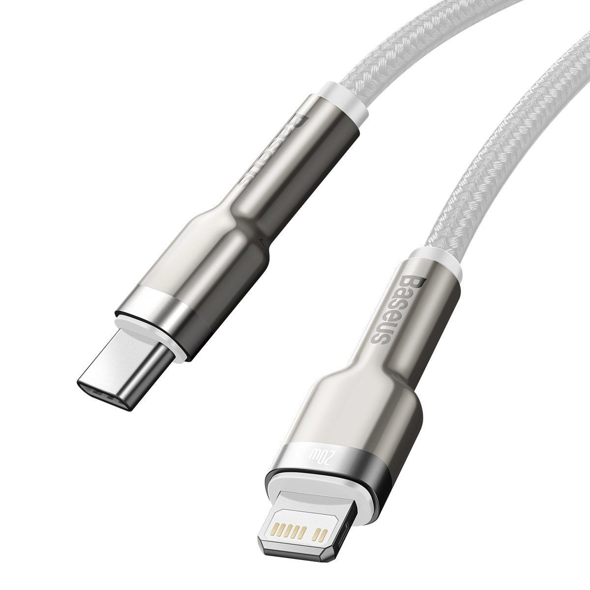 Baseus Καλώδιο USB-C σε Lightning Cafule, PD, 20W, 1m (Λευκό)