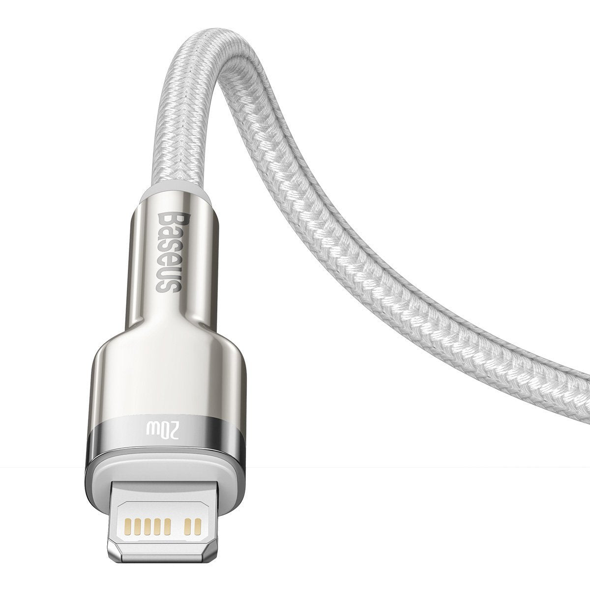 Baseus Καλώδιο USB-C σε Lightning Cafule, PD, 20W, 1m (Λευκό)