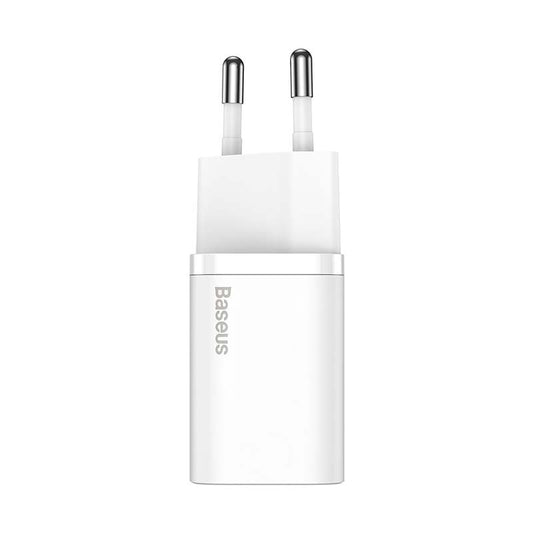Baseus Γρήγορος Φορτιστής Super Si 1C 20W (Λευκό)
