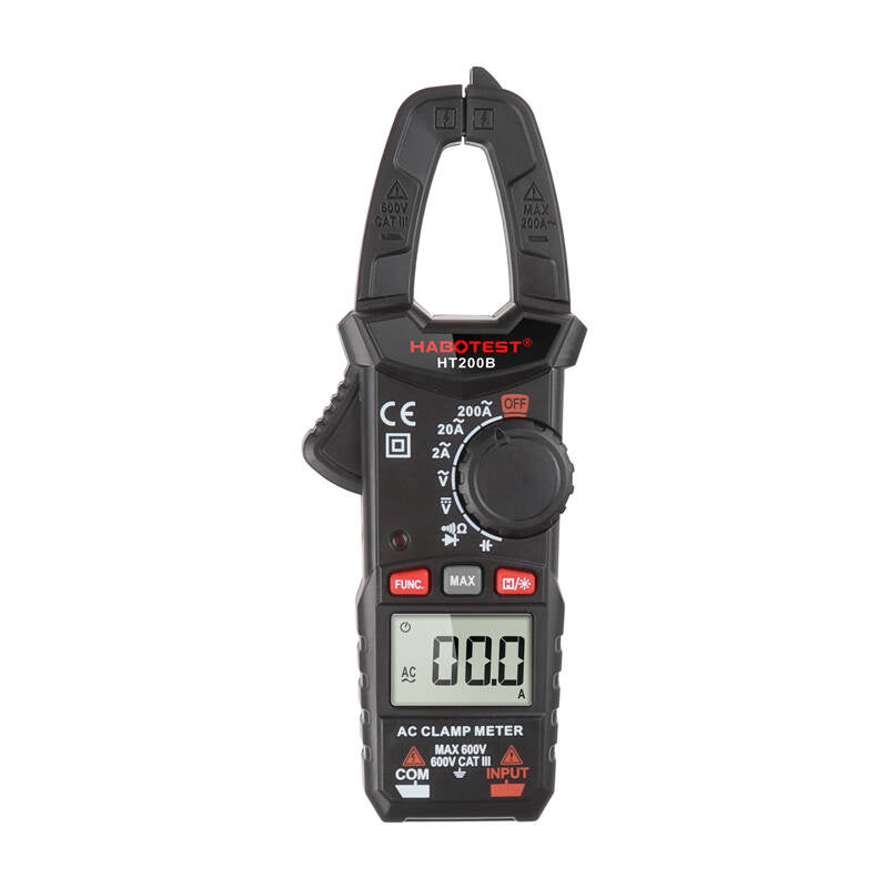 Habotest Ψηφιακή Αμπεροτσιμπίδα HT200B (Μαύρο)