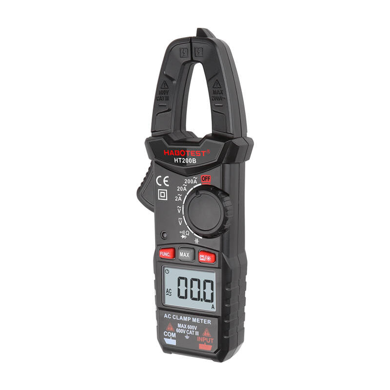 Habotest Ψηφιακή Αμπεροτσιμπίδα HT200B (Μαύρο)
