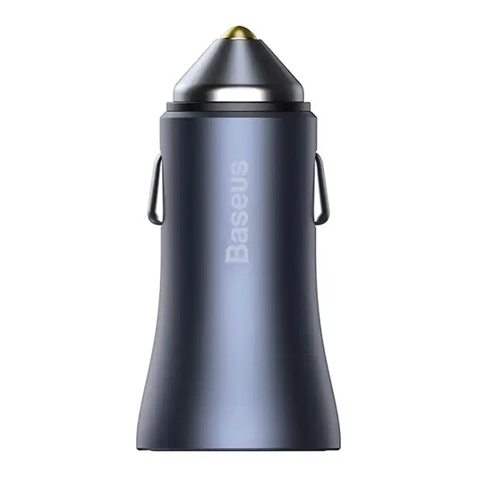 Baseus Φορτιστής Αυτοκινήτου Golden Contactor Pro, USB + USB-C, QC4.0+, PD, SCP, 40W (Γκρι)