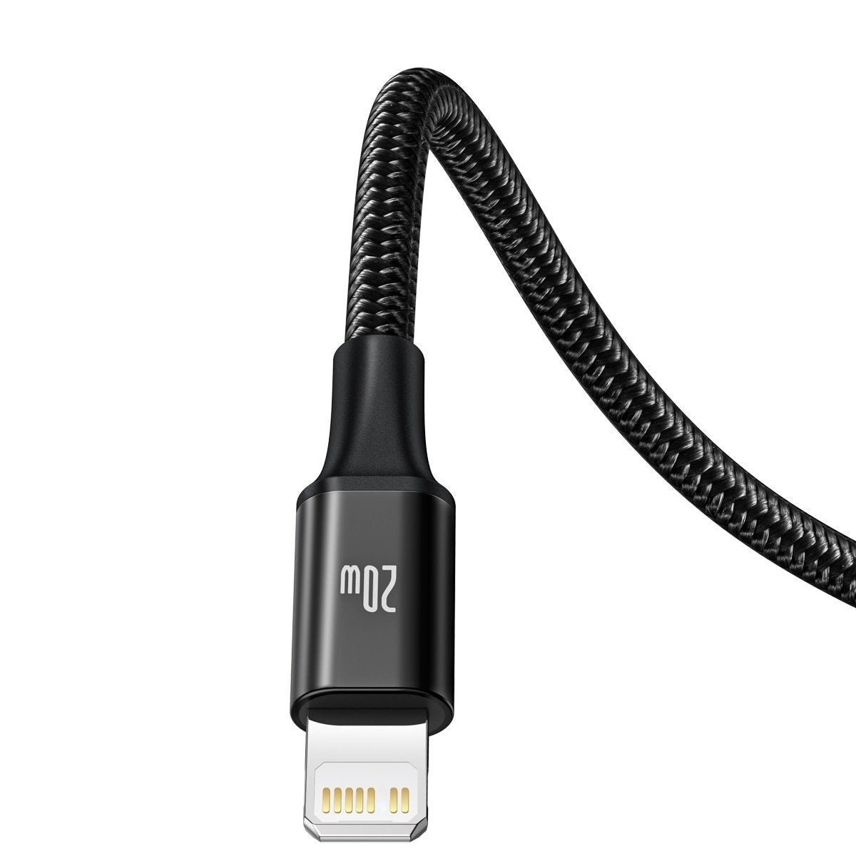 Baseus Καλώδιο 3 σε 1 USB-C για M+L+T Rapid Series, 20W, 1.5m (Μαύρο)