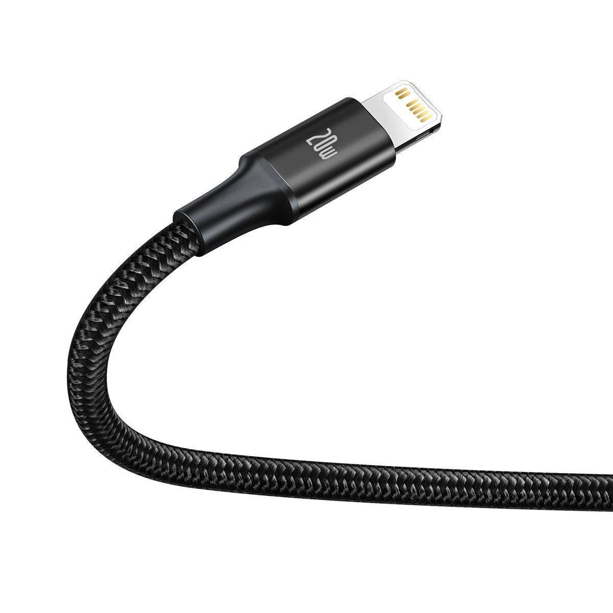 Baseus Καλώδιο 3 σε 1 USB-C για M+L+T Rapid Series, 20W, 1.5m (Μαύρο)