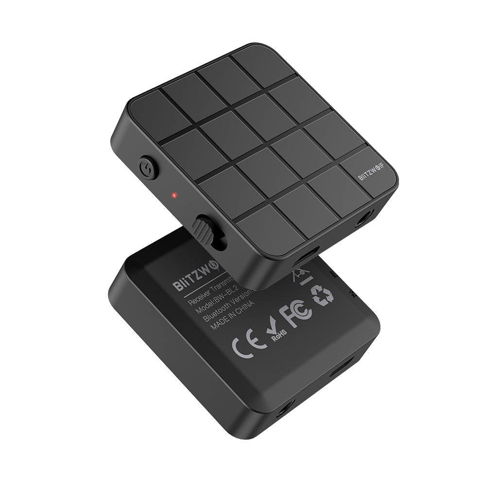 BlitzWolf  Πομπός/δέκτης BW-BL2 Bluetooth 5.0 (Μαύρο)