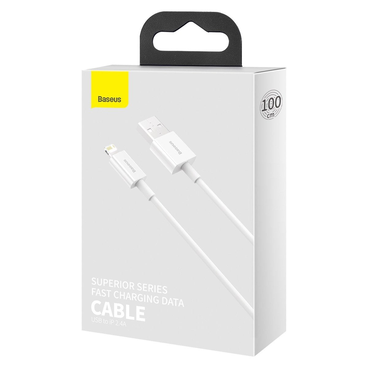 Baseus Καλώδιο USB σε Lightning Superior Series, 2.4A, 1m (Λευκό)