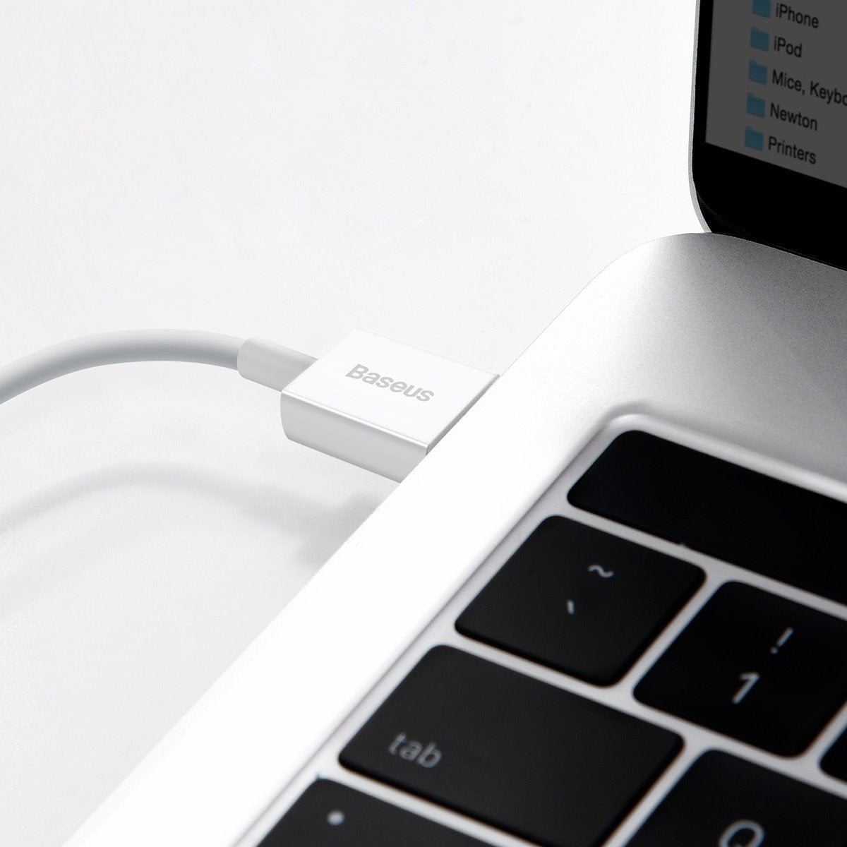 Baseus Καλώδιο USB σε Lightning Superior Series, 2.4A, 1m (Λευκό)