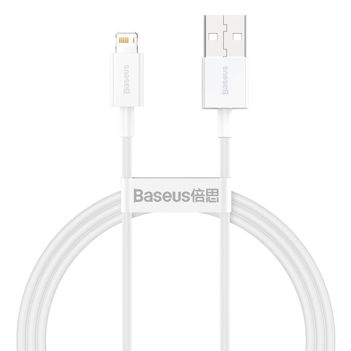 Baseus Καλώδιο USB σε Lightning Superior Series, 2.4A, 1m (Λευκό)
