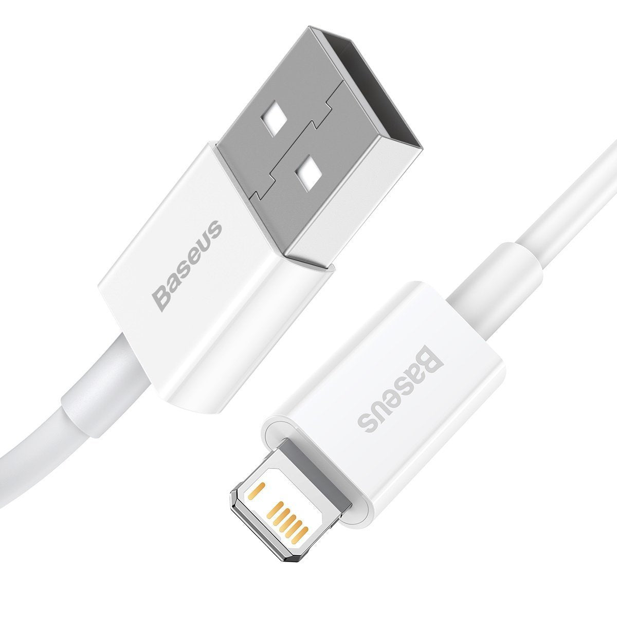 Baseus Καλώδιο USB σε Lightning Superior Series, 2.4A, 1m (Λευκό)