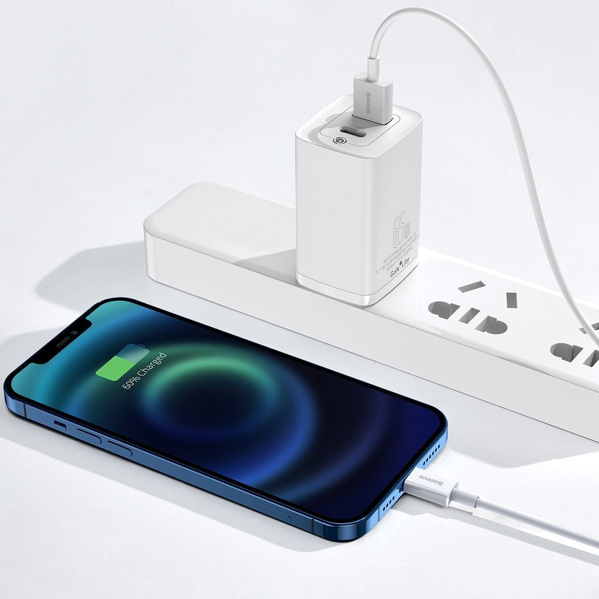 Baseus Καλώδιο USB σε Lightning Superior Series, 2.4A, 1m (Λευκό)