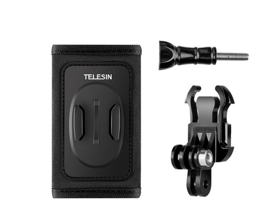 Backpack strap Telesin mount kit with J-hook for GoPro/Osmo Action (GP-BPM-003)