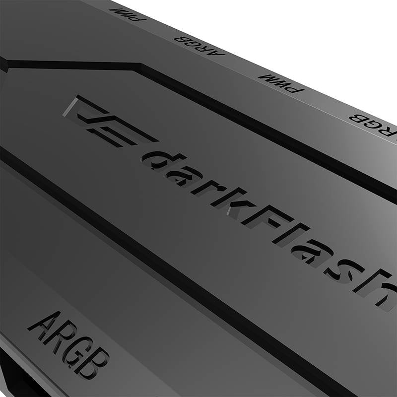 Darkflash Μονάδα ελέγχου ανεμιστήρα RC2 RGB PWM (Μαύρο)