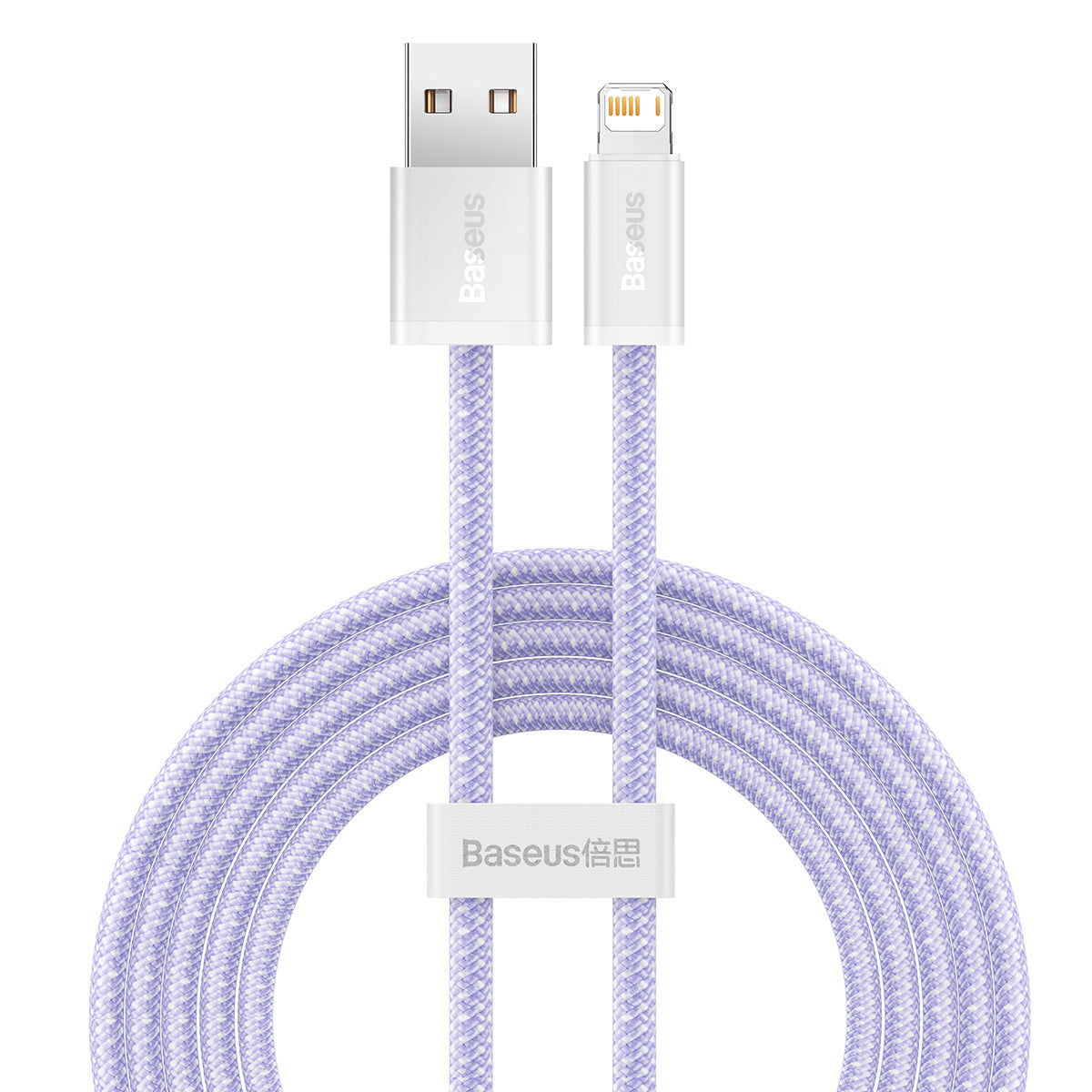 Baseus Καλώδιο USB σε Lightning Dynamic Series, 2.4A, 2m (Μοβ)