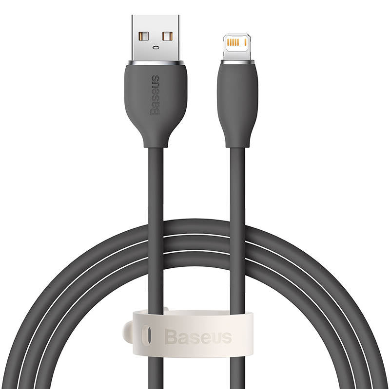 Καλώδιο USB do Lightning Baseus Jelly, 2,4A 1,2m (czarny)