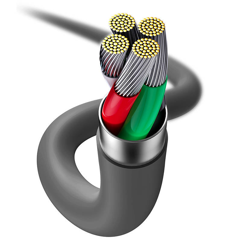 Καλώδιο USB do Lightning Baseus Jelly, 2,4A 1,2m (czarny)