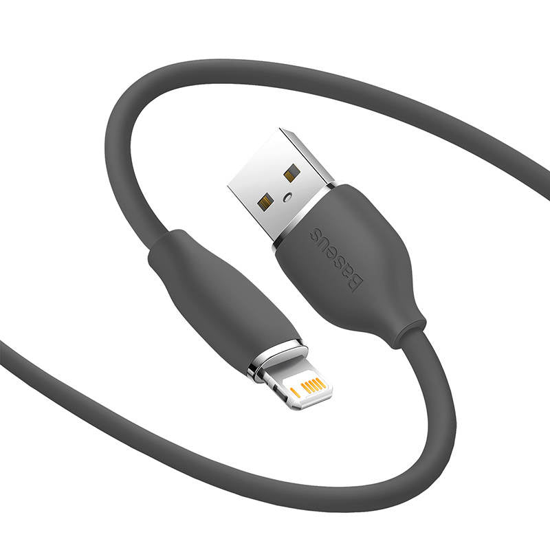 Καλώδιο USB do Lightning Baseus Jelly, 2,4A 1,2m (czarny)