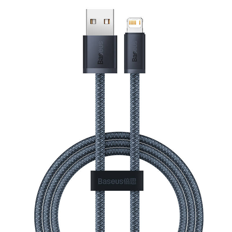 Baseus Καλώδιο USB σε Lightning Dynamic Series, 2.4A, 2m (Γκρι)