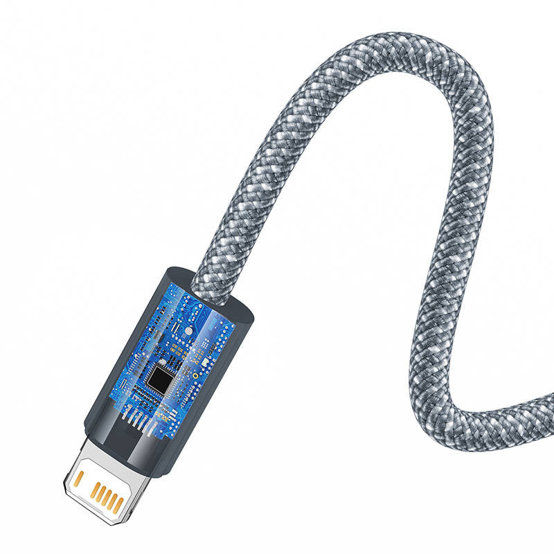 Baseus Καλώδιο USB σε Lightning Dynamic Series, 2.4A, 2m (Γκρι)