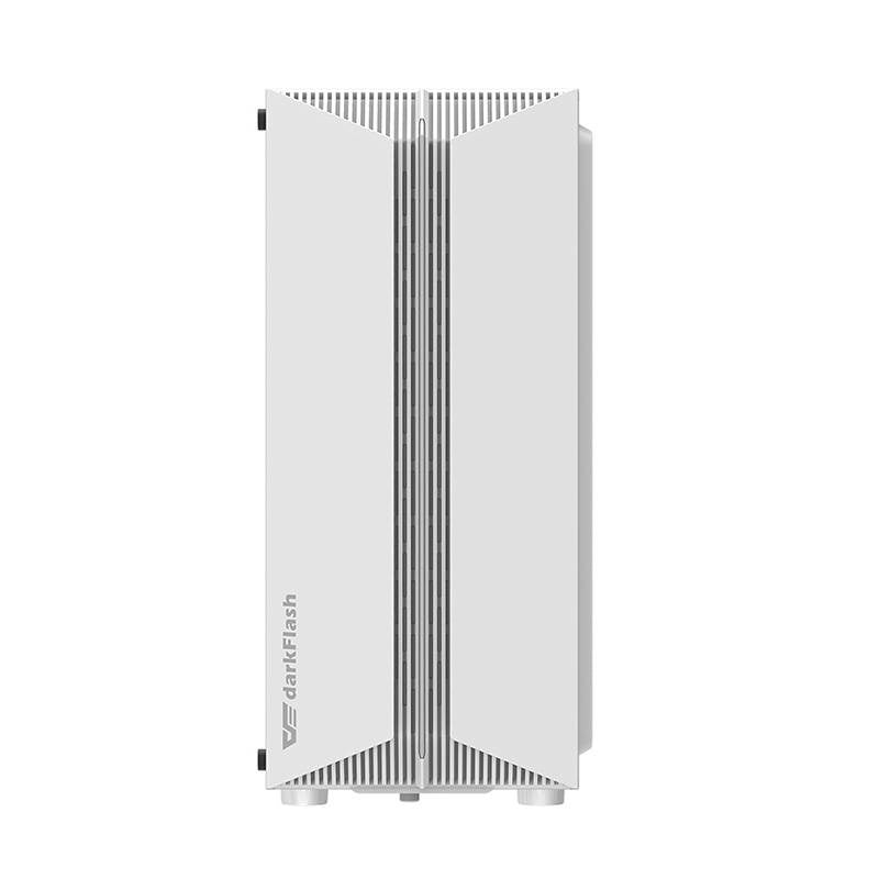 Darkflash DK151 LED θήκη υπολογιστή (λευκή) + 3 ανεμιστήρες RGB