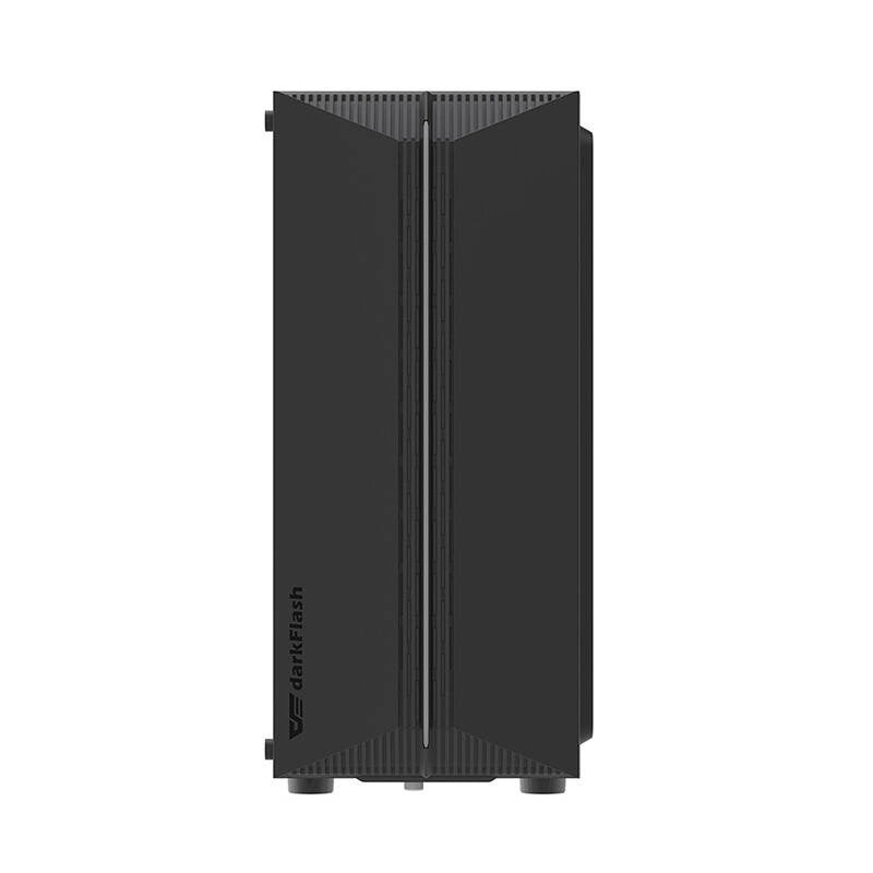 Darkflash DK151 LED θήκη υπολογιστή (μαύρη) + 3 ανεμιστήρες RGB