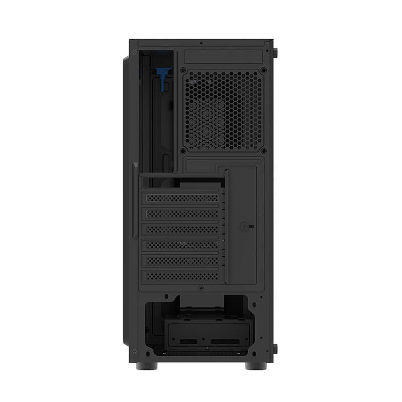 Darkflash DK151 LED θήκη υπολογιστή (μαύρη) + 3 ανεμιστήρες RGB