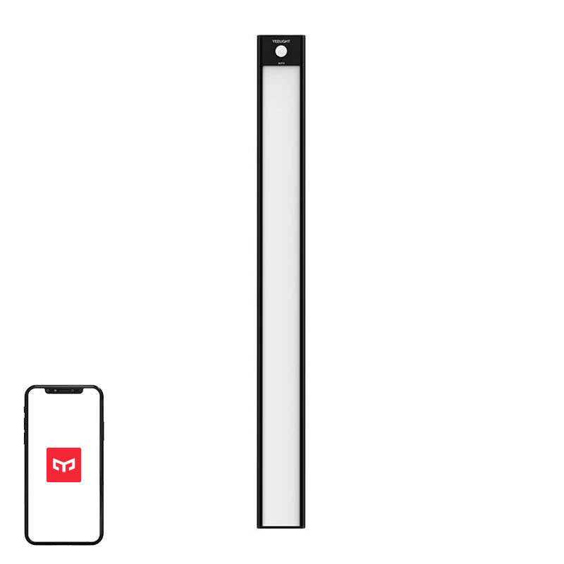 Yeelight Φωτιστικό Ντουλάπας/Ραφιών με Αισθητήρα Κίνησης 40cm 4000K (Μαύρο)