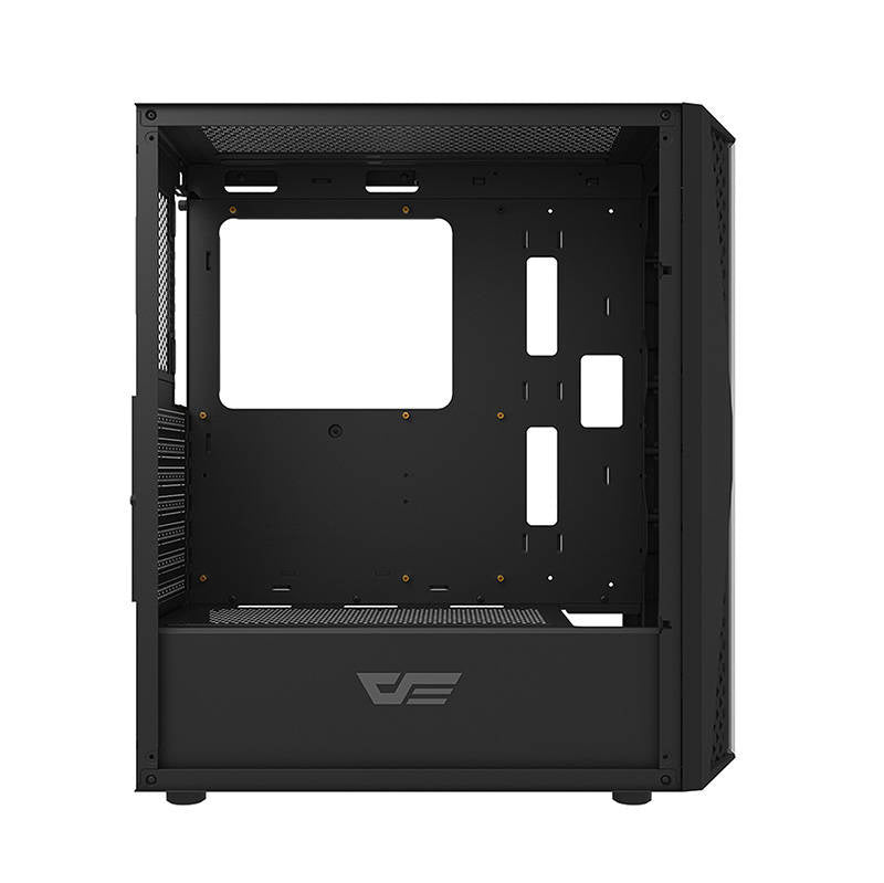 Darkflash DK352 Plus θήκη υπολογιστή (μαύρη) + 4 ανεμιστήρες RGB