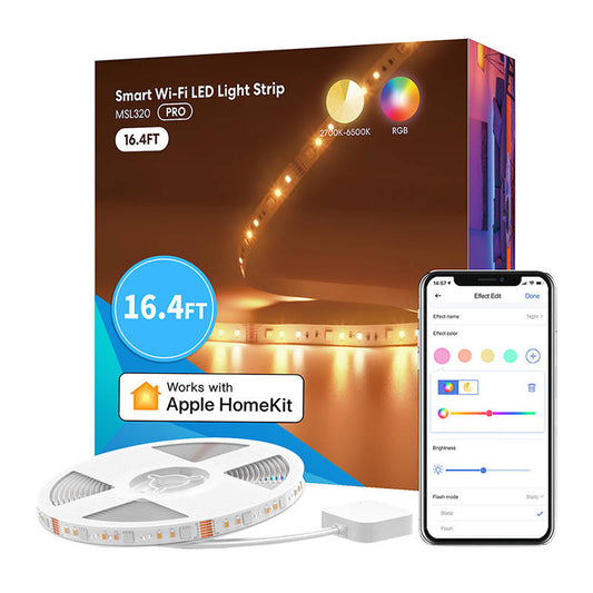 Meross Έξυπνη Ταινία Φωτός LED WiFI με RGBWW MSL320 (5m) (HomeKit)